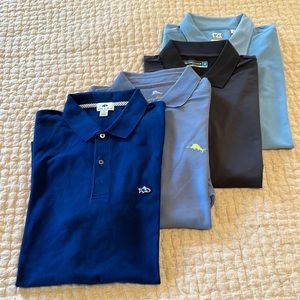 BUNDLE OF FOUR Various Brand Golf shirts, Sz medium